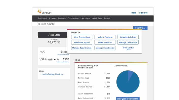 optum bank app helps